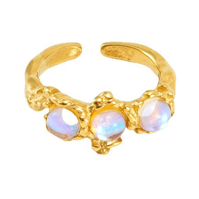 Anillos de diamantes de acero de titanio al por mayor